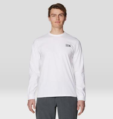 Men's MHW Box Logo Long Sleeve, Color: White, image 13