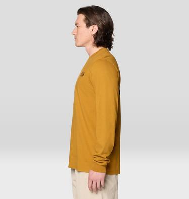 Men's MHW Box Logo Long Sleeve, Color: Underbrush, image 7