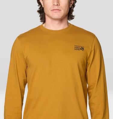 Men's MHW Box Logo Long Sleeve, Color: Underbrush, image 8