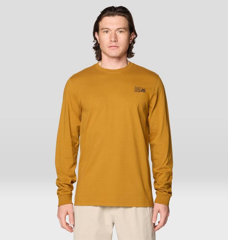 Men's MHW Box Logo Long Sleeve, Color: Underbrush, image 1