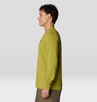 Men's MHW Box Logo Long Sleeve, Color: Bright Fatigue, image 15