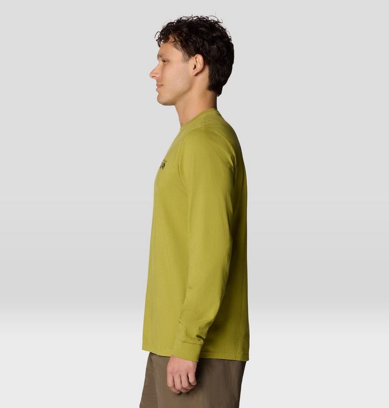 MHW &agrave; manches longues avec logo, Color: Bright Fatigue, image 3