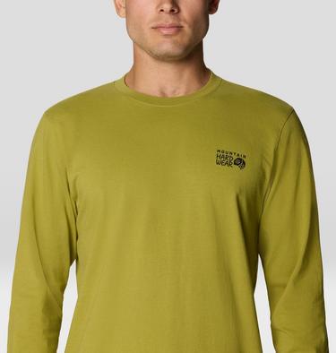 Men's MHW Box Logo Long Sleeve, Color: Bright Fatigue, image 16