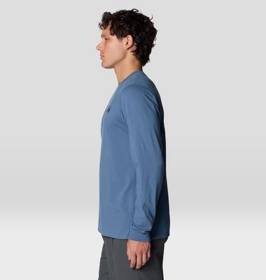 Men's MHW Box Logo Long Sleeve, Color: Adriatic Blue, image 11