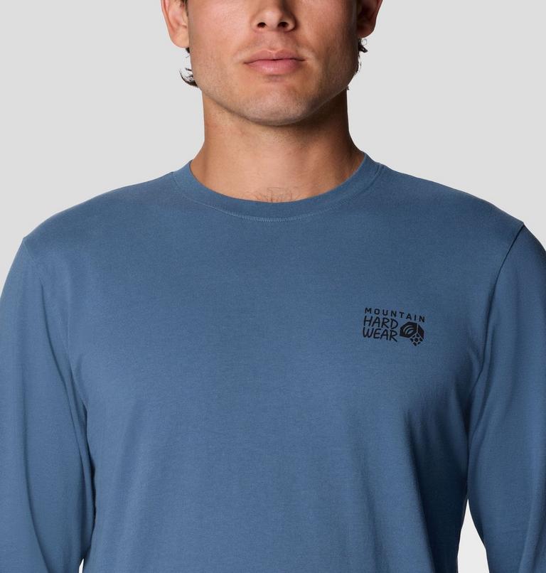 MHW &agrave; manches longues avec logo, Color: Adriatic Blue, image 5