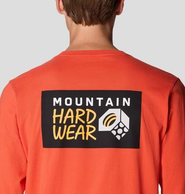 Men's MHW Box Logo Long Sleeve, Color: Aspect, image 20