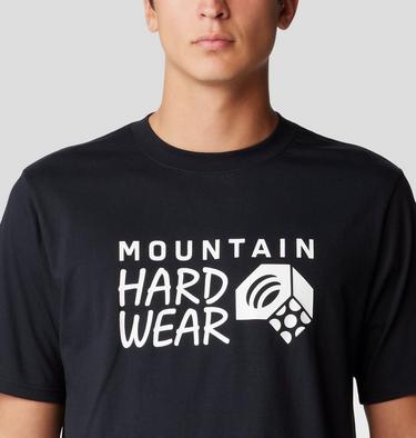 Men's MHW Logo Short Sleeve, Color: Black, image 12