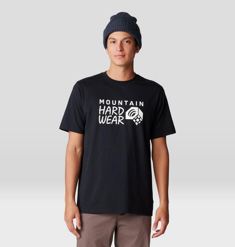 Men's MHW Logo Short Sleeve, Color: Black, image 6