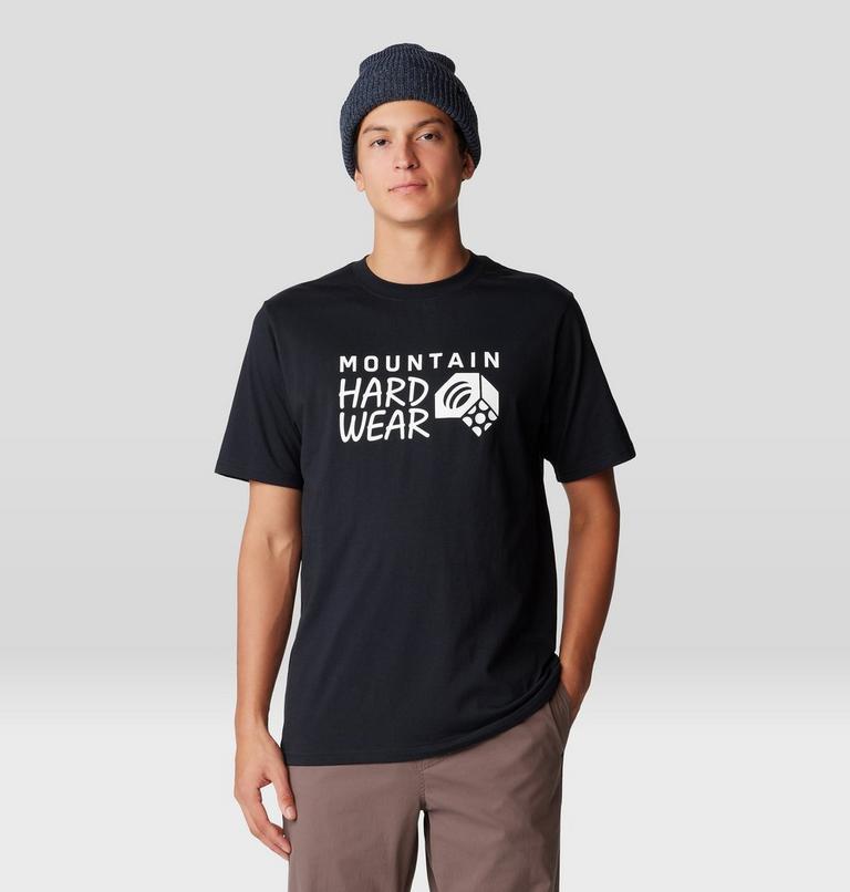 Men's MHW Logo Short Sleeve, Color: Black, image 1
