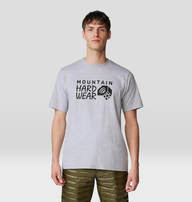 Men's MHW Logo Short Sleeve, Color: Hardwear Grey Heather, image 5