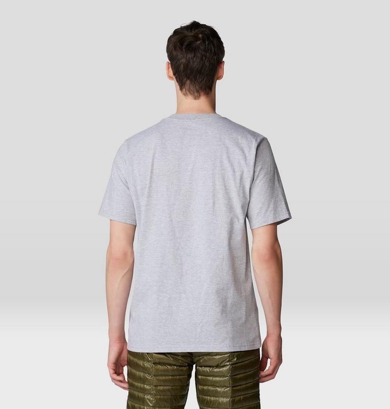 Men's MHW Logo Short Sleeve, Color: Hardwear Grey Heather, image 2