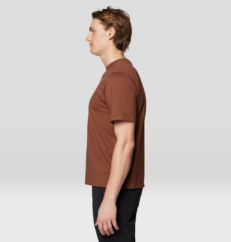 Men's MHW Logo Short Sleeve, Color: Cocoa Brown, image 3