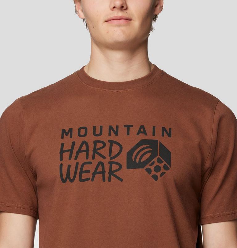 Men's MHW Logo Short Sleeve, Color: Cocoa Brown, image 4