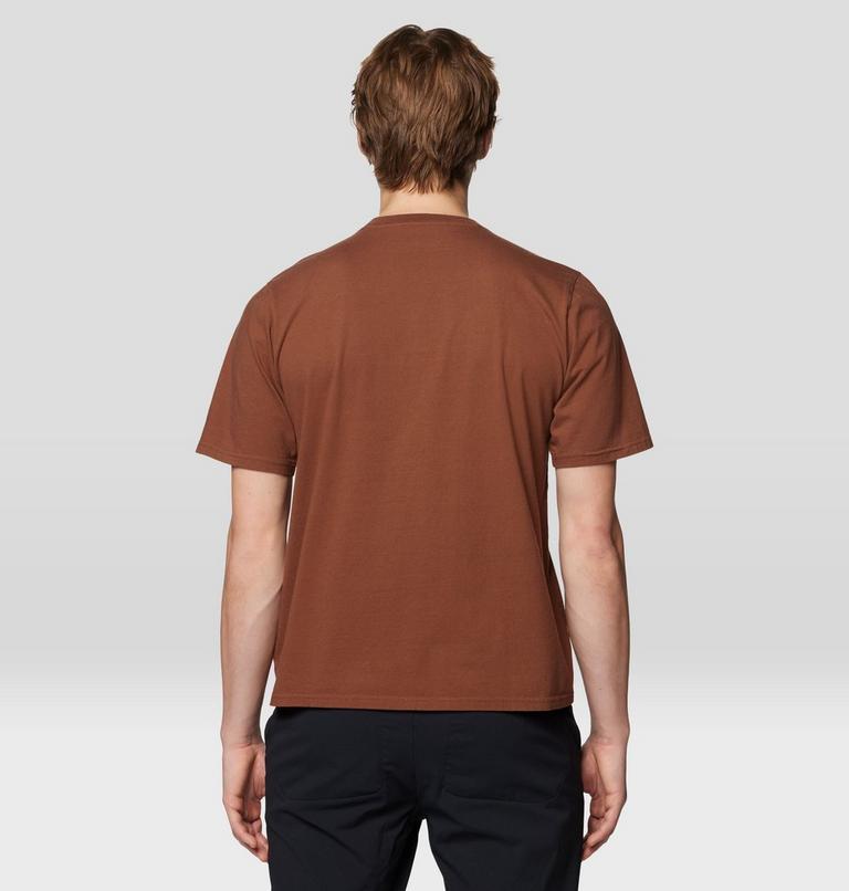Men's MHW Logo Short Sleeve, Color: Cocoa Brown, image 2