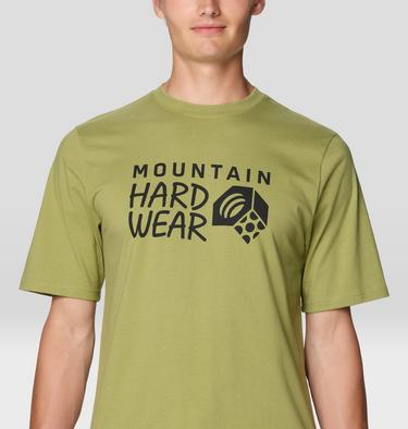 Men's MHW Logo Short Sleeve, Color: Fatigue Green, image 4