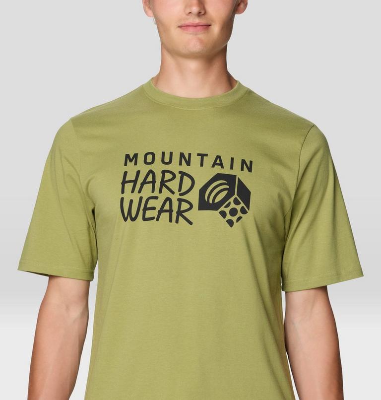 Men's MHW Logo Short Sleeve, Color: Fatigue Green, image 4