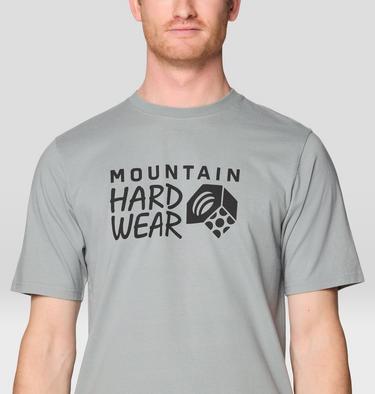 Men's MHW Logo Short Sleeve, Color: Wet Stone, image 4