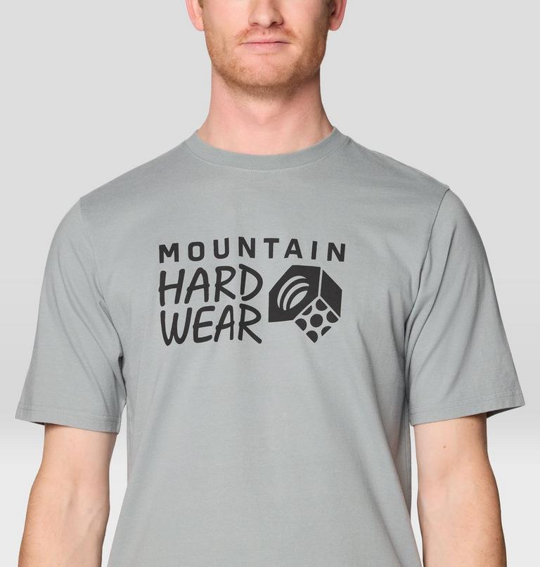 Men's MHW Logo Short Sleeve, Color: Wet Stone, image 4