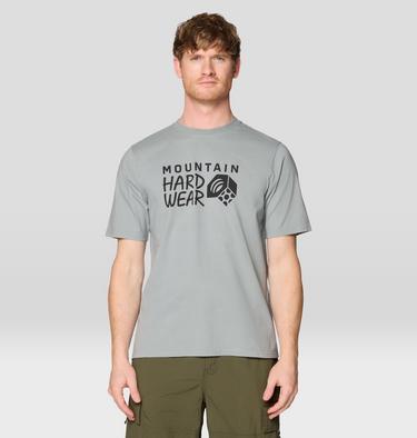 Men's MHW Logo Short Sleeve, Color: Wet Stone, image 1