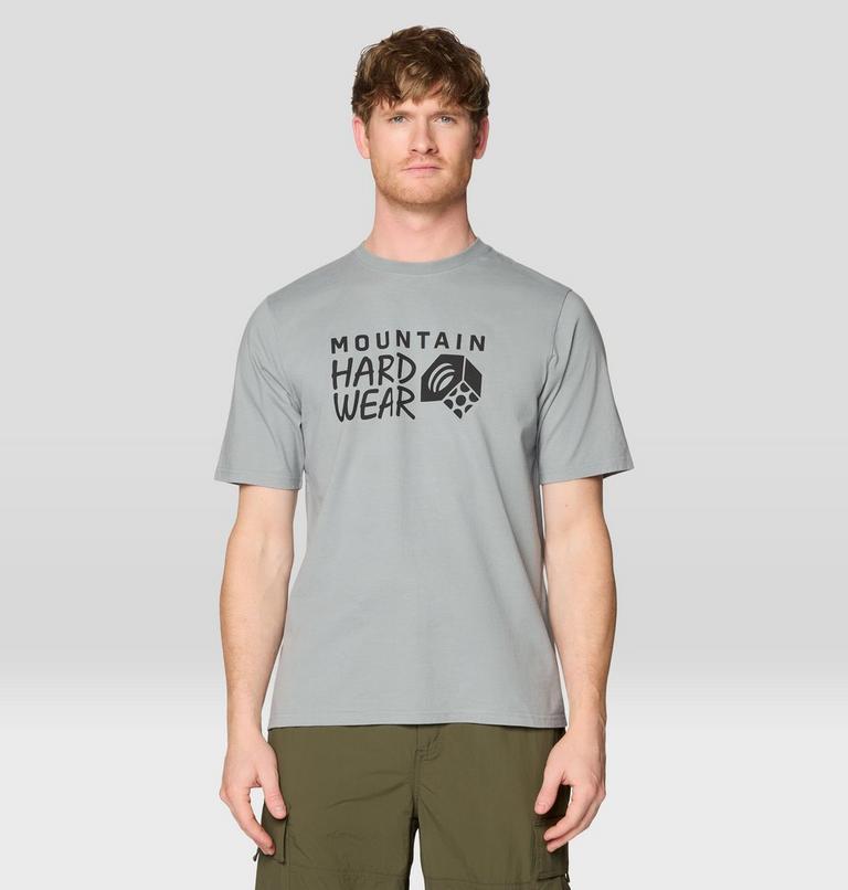 Men's MHW Logo Short Sleeve, Color: Wet Stone, image 1