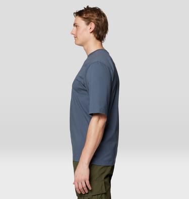 Men's MHW Logo Short Sleeve, Color: Moon Blue, image 7