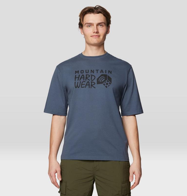 Men's MHW Logo Short Sleeve, Color: Moon Blue, image 1