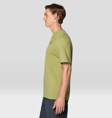 Men's MHW Back Logo Short Sleeve, Color: Fatigue Green, image 7