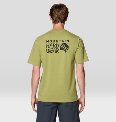 Men's MHW Back Logo Short Sleeve, Color: Fatigue Green, image 6