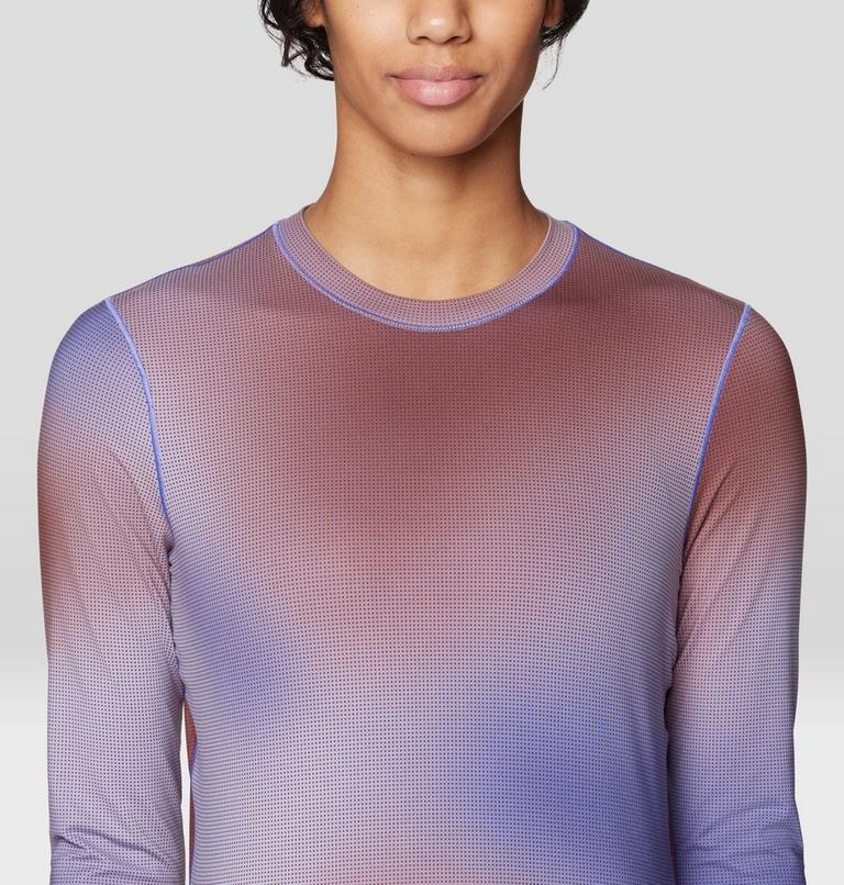 Women's Butter Up Long Sleeve, Color: Avid Multi Ombre Print, image 4