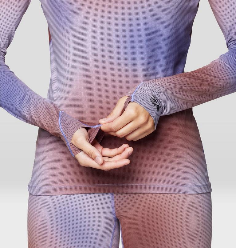 Women's Butter Up Long Sleeve, Color: Avid Multi Ombre Print, image 5