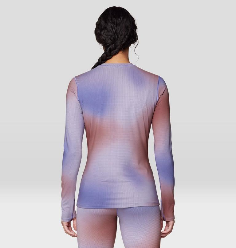 Women's Butter Up Long Sleeve, Color: Avid Multi Ombre Print, image 2
