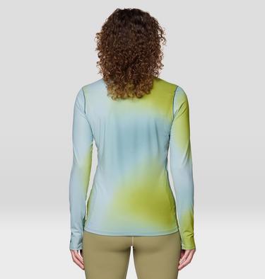 Women's Butter Up Long Sleeve, Color: Blue Sage Multi Ombre Print, image 2