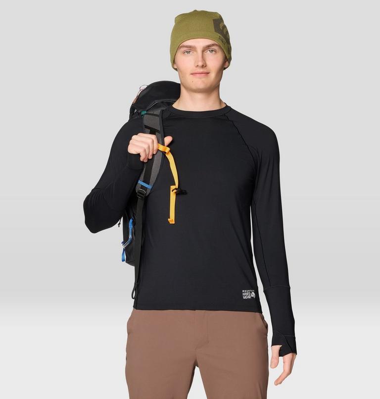 Men's Butter Up Long Sleeve, Color: Black, image 6