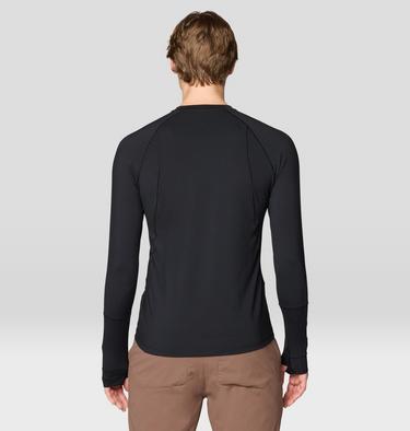 Men's Butter Up Long Sleeve, Color: Black, image 4