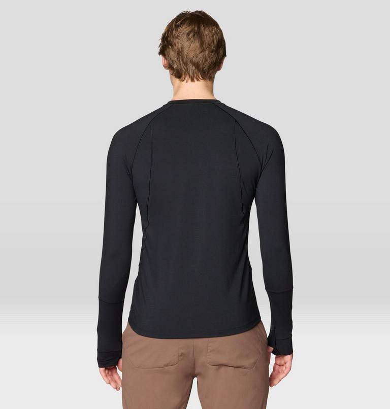 Men's Butter Up Long Sleeve, Color: Black, image 2