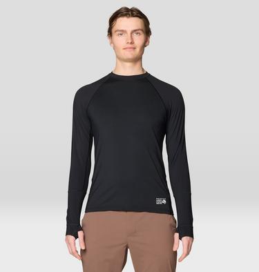 Men's Butter Up Long Sleeve, Color: Black, image 3