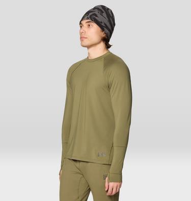 Men's Butter Up Long Sleeve, Color: Combat Green, image 12