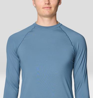 Men's Butter Up Long Sleeve, Color: Adriatic Blue, image 4