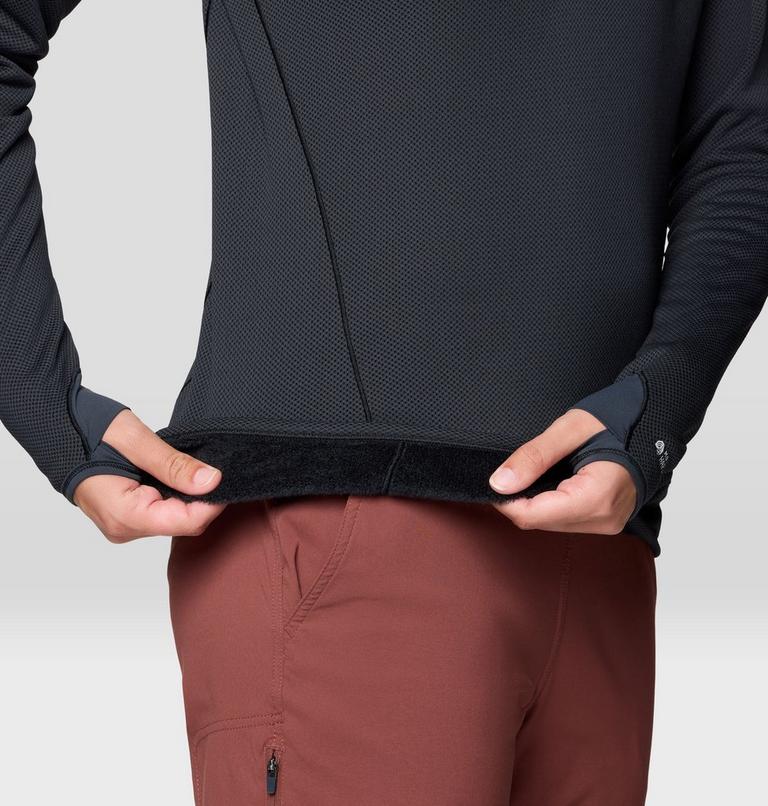 Women's AirMesh Half Zip, Color: Dark Storm, image 7