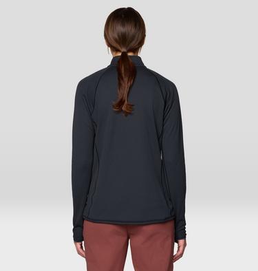 Women's AirMesh Half Zip, Color: Dark Storm, image 7