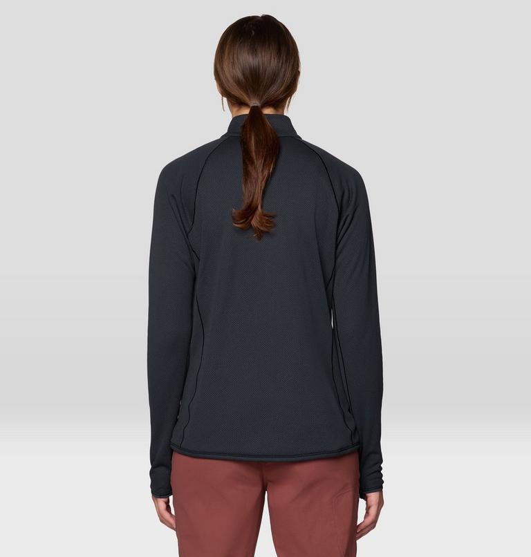 Women's AirMesh Half Zip, Color: Dark Storm, image 3
