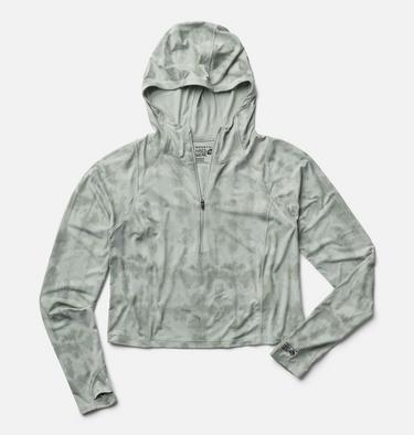 Women's AirMesh Half Zip, Color: Bright Lichen, image 2