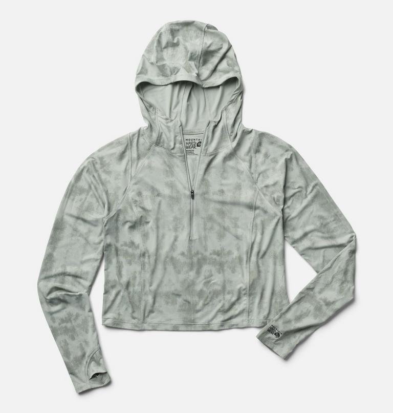 Women's AirMesh Half Zip, Color: Bright Lichen, image 2