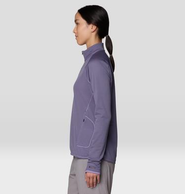 Women's AirMesh Half Zip, Color: Violet Stone, image 8