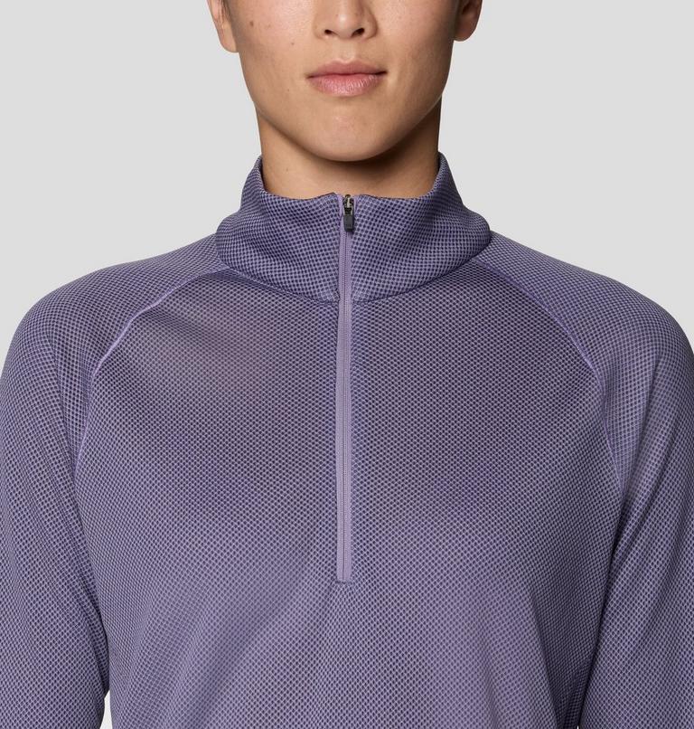 Women's AirMesh Half Zip, Color: Violet Stone, image 5