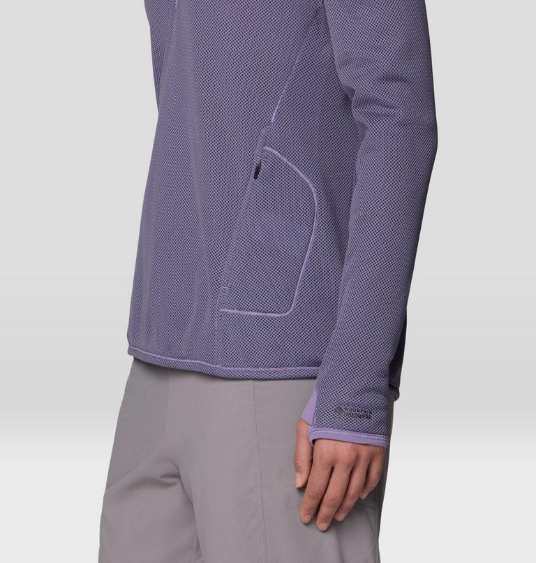 Women's AirMesh Half Zip, Color: Violet Stone, image 6