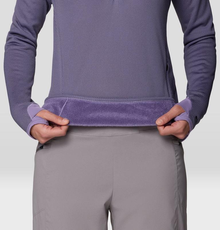Women's AirMesh Half Zip, Color: Violet Stone, image 7