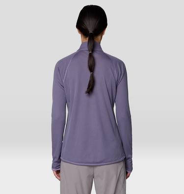 Women's AirMesh Half Zip, Color: Violet Stone, image 7
