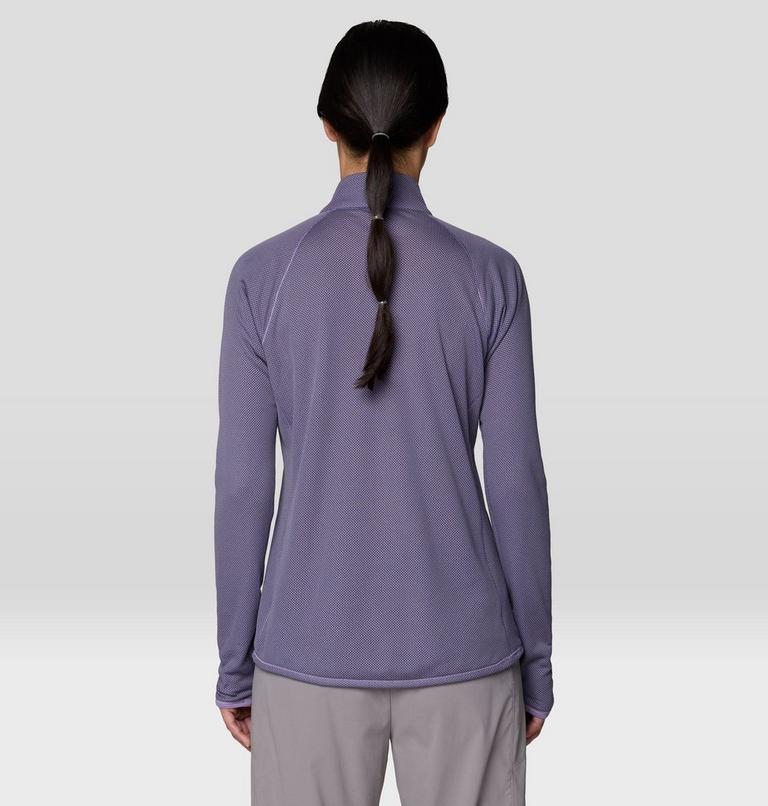 Women's AirMesh Half Zip, Color: Violet Stone, image 3