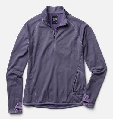 Women's AirMesh Half Zip, Color: Violet Stone, image 6